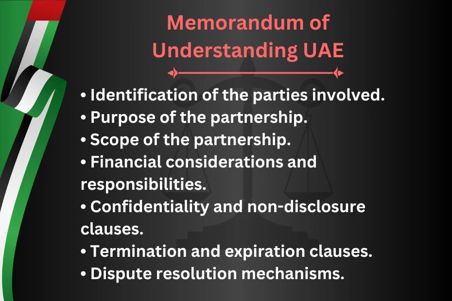 Memorandum of Understanding UAE