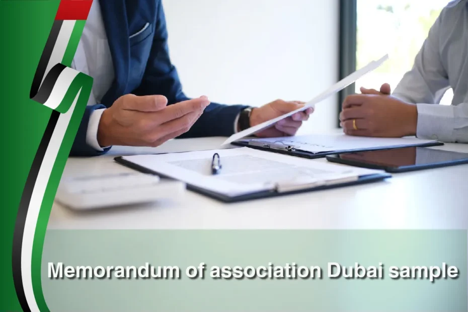 Memorandum of Association Dubai Sample