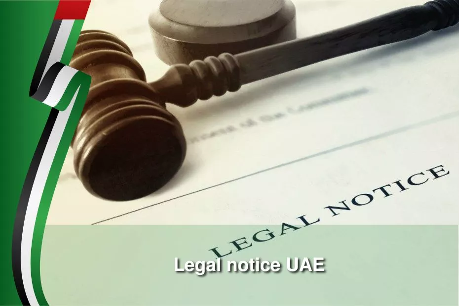legal notice uae